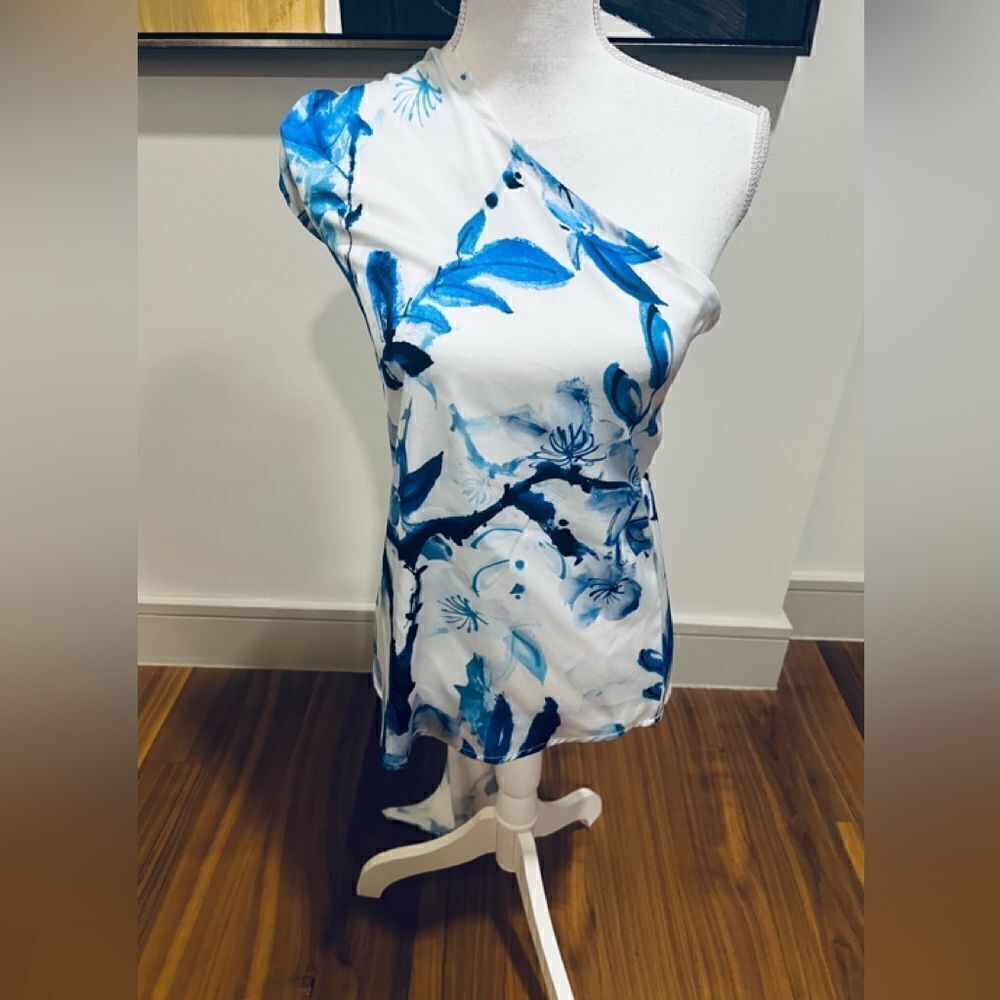 Julian Chang silk blouse size small